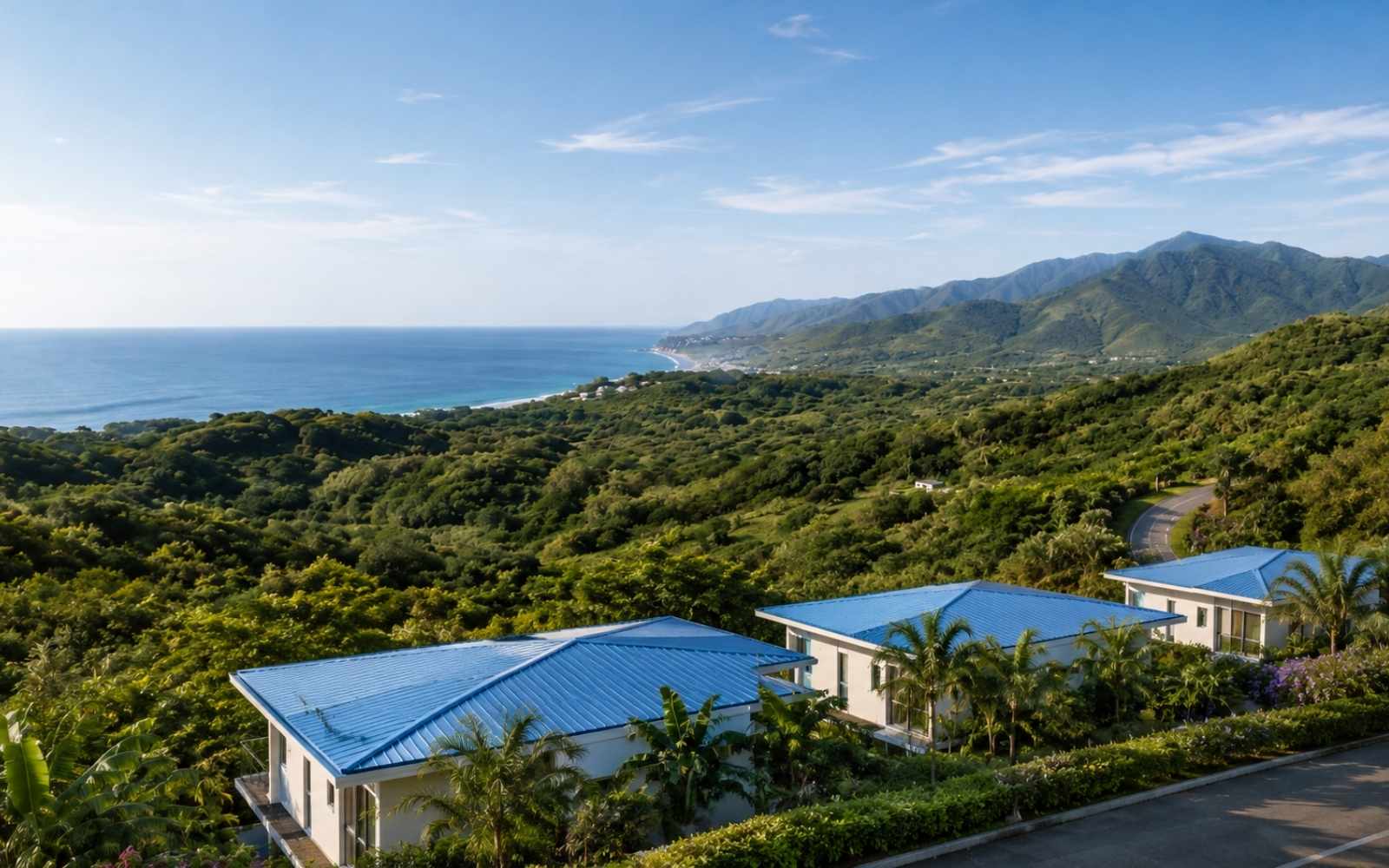 Vista 360 al mar y la montaña en Santa Marta